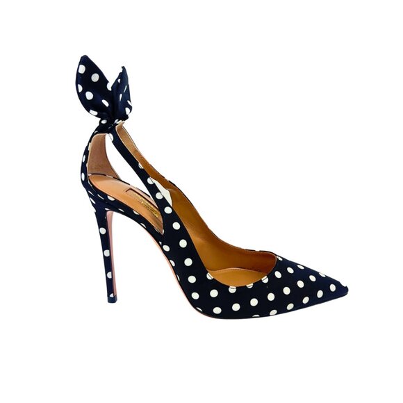 Aquazzura Polka Dot Heels - Picture 2 of 5
